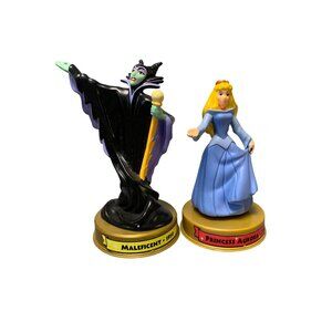 Disney McDonalds 2002 Maleficent & Princess Aurora Collectible Figures Set